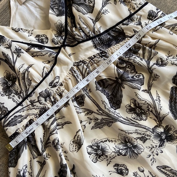 Ann Taylor Loft Racerback Fit & Flare Butterfly Garden Dress - Picture 14 of 16